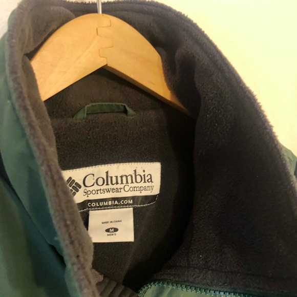 Columbia Men's Green, Fleece lined Jacket, Size M - Picture 2 of 7